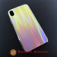 iPhone XR різнокольоровий чохол Aurora laser