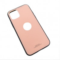 iPhone 11 pro скляний чохол рожевий Glass Case