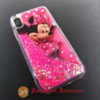 iPhone XR чохол плаваючі блискітки Акваріум Minni