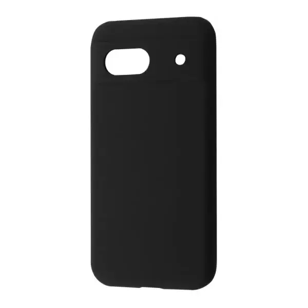 Google Pixel 8a Чохол силіконовий Мікрофібра (чорний)