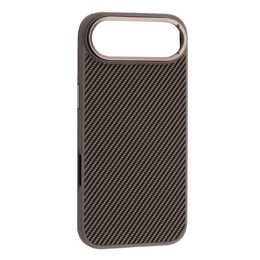 Iphone 17 Air Захисний чохол Kevlar style (сірий карбон)