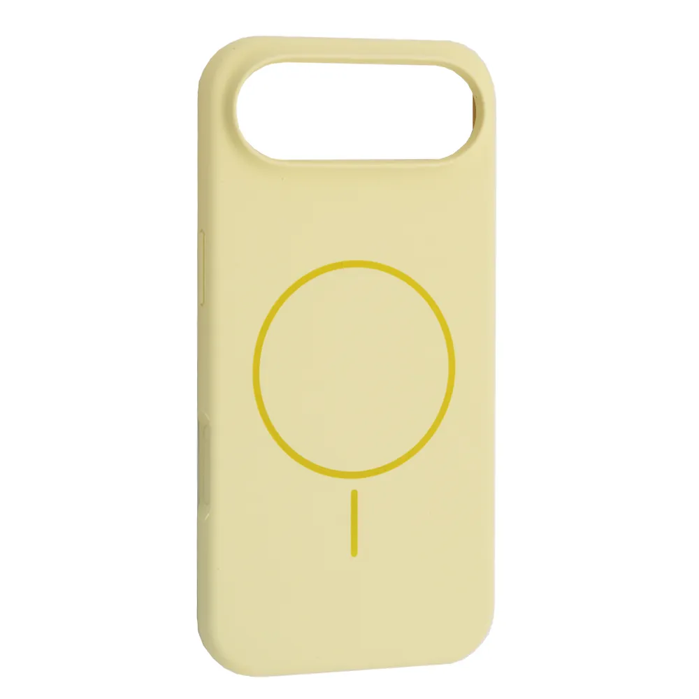 iPhone 17 Air Чохол силіконовий мікрофібра (жовтий)