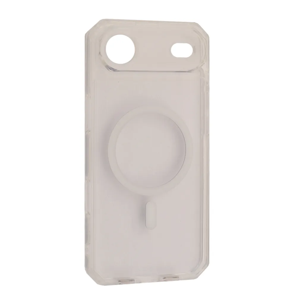 Iphone 17 Air Прозорий чохол Магсейф (TPU+PC)