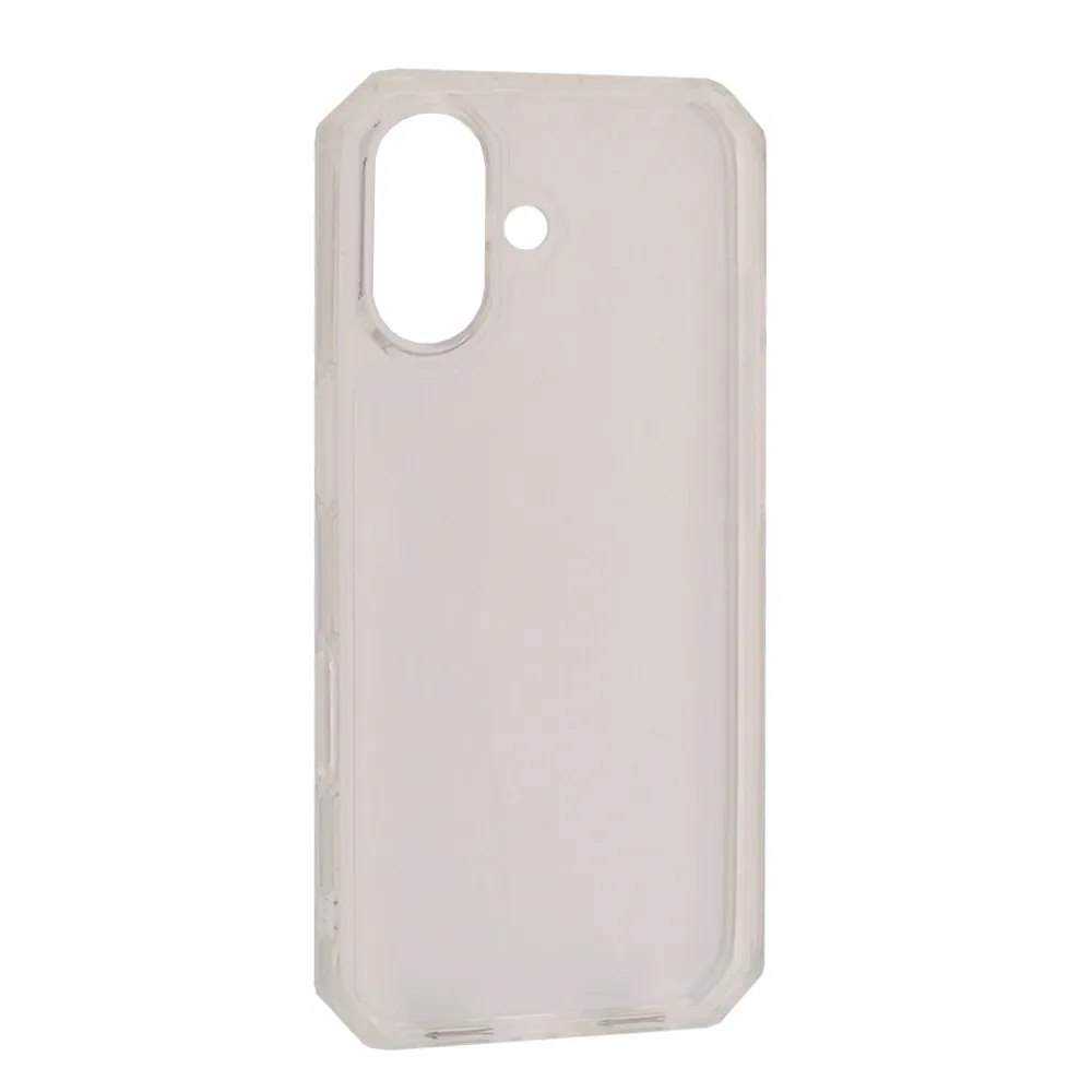 Iphone 17 Прозорий чохол Захист камери (TPU+PC)