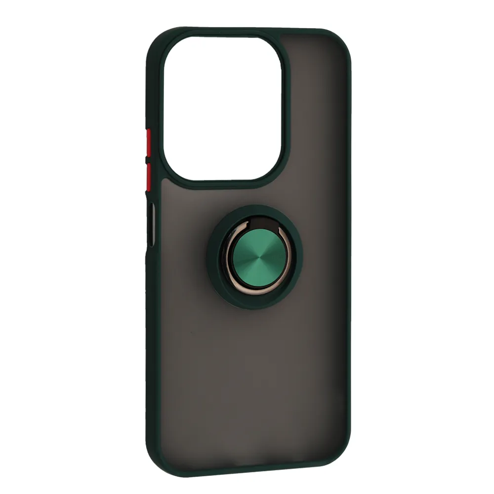 Xiaomi Redmi 15C Чохол захисний Підставка TPU+PC (хакі)