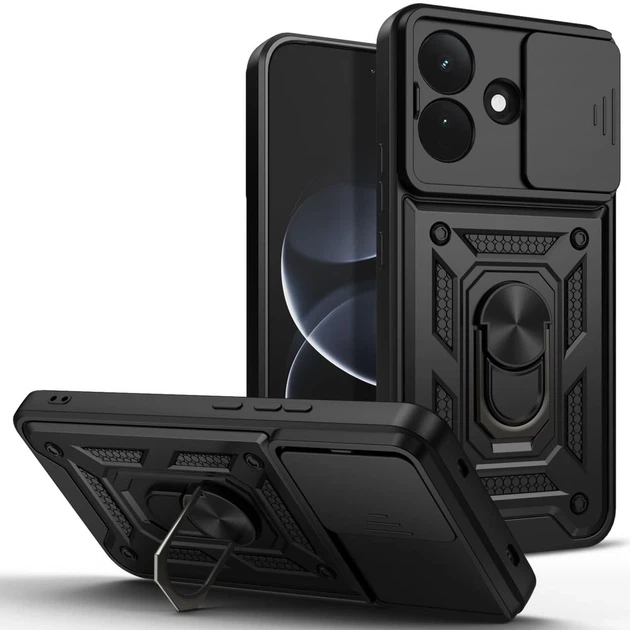 Xiaomi Redmi Note 17 4G Чохол протиударний Шторка + кільце