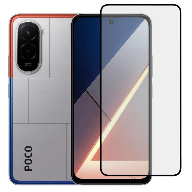 Защитное Cтекло Xiaomi Poco M7 4G Антистатик (закаленное)